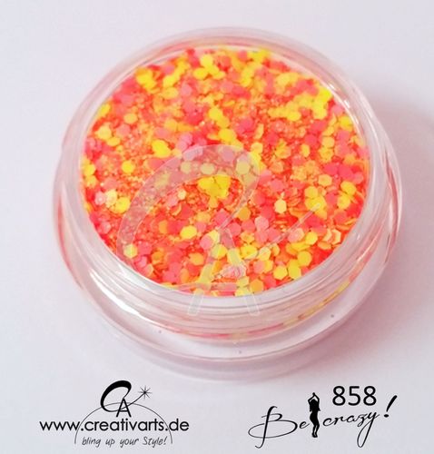 BE CRAZY yellow-coral