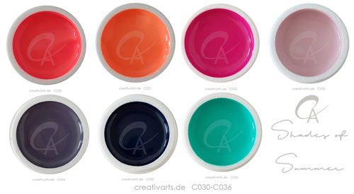 ColorGel Set Shades of Summer C030-C036